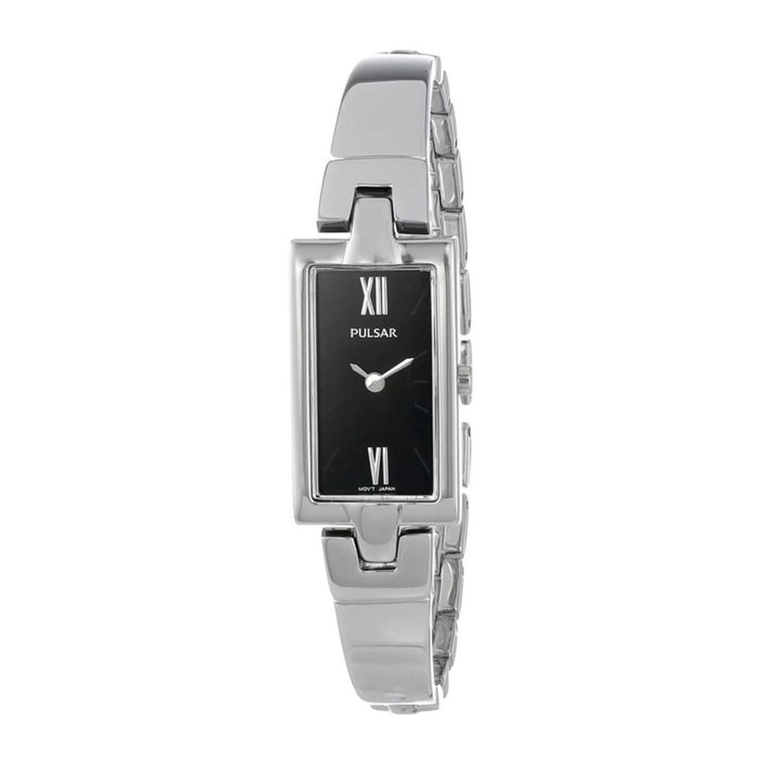 Pulsar Night Analog Silver Women\'s Watch‎ New 7\