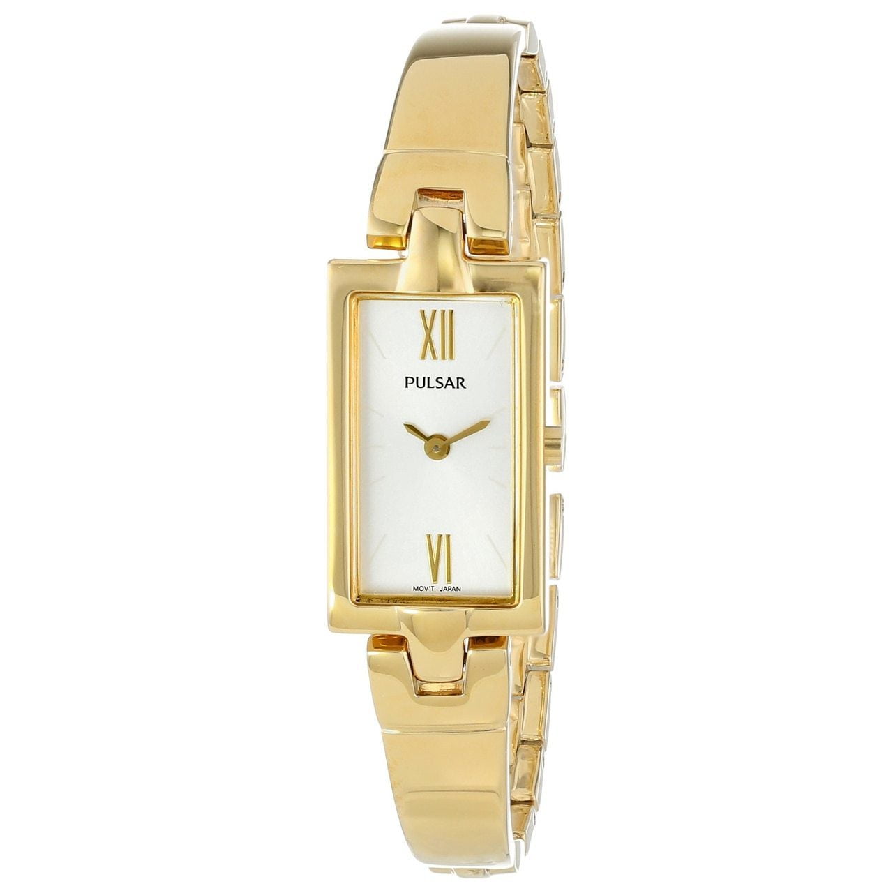 Pulsar Gold Watch with White Dial face woman Vintage Women main image 3