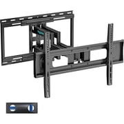 PEGZONE Full Motion TV Wall Mount for 37 90 Inch TVs up to 176 lbs, Heavy Duty Dual Arm TV Bracket with 25.4 in Extension, Swivel & Tilt, Sliding Design for 16"/18"/24" Studs, VESA 200x200 600x400