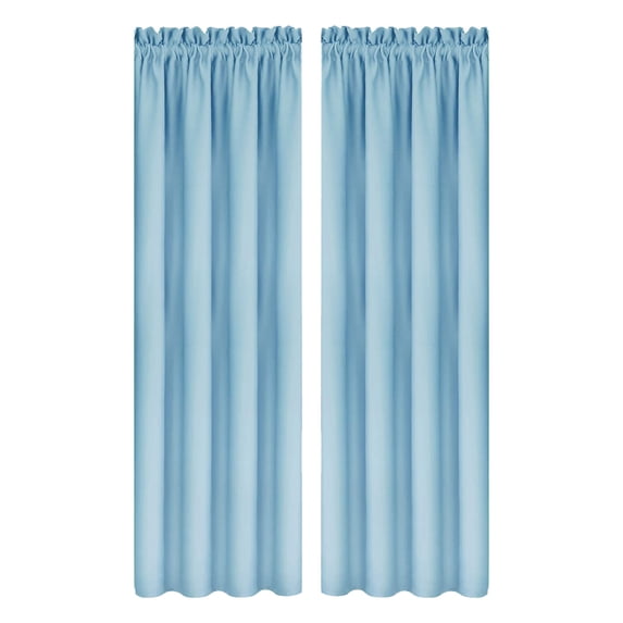 PEIBang 1 Panel Grommet Blackout Curtain for Bedroom and Living Room,Solid Color Thermal Insulated Room Darkening Curtains,42x84 Inch
