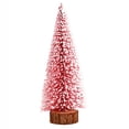 thumbnail image 1 of PEIBang 12 Inch Mini Christmas Tree Decorations,Artificial Bottle Brush Christmas Tree with Wood Base for Holiday Party Home Tabletop Decor, 1 of 9