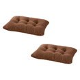 thumbnail image 1 of PEIBang 2 Pack Chair Cushion with Ties,Ultra Soft Warm Floor Cushion Comfortable Rectangular Seat Cushion for Dining Chairs,9.5"x14", 1 of 8