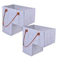 thumbnail image 1 of PEIBang 2 Pack Stair Basket with Handle,Foldable Step Basket Bins for Stairs,Felt Staircase Storage Organizer for Toys,Clothes,Books,Computers, 1 of 5
