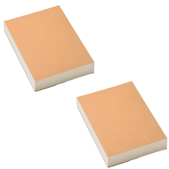 PEIBang 2 Pack Thick Sketchbook 500 Pages Notebook,Soft Faux Leather Cover Journal Paper Notepad Drawing Book,Writing Sketch Pad Diary Notebook