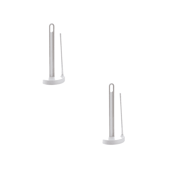 PEIBang 2 Pcs Paper Towel Holders,Paper Roll Holder with Anti Slip Base,Freestanding Paper Towel Holder for Kitchen Countertop