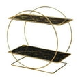 thumbnail image 1 of PEIBang 2 Tier Cosmetic Storage Shelf,Bathroom Countertop Rack,Large Capacity Metal Organizer for Bathroom,Kitchen,Bedroom and Home Storage, 1 of 6