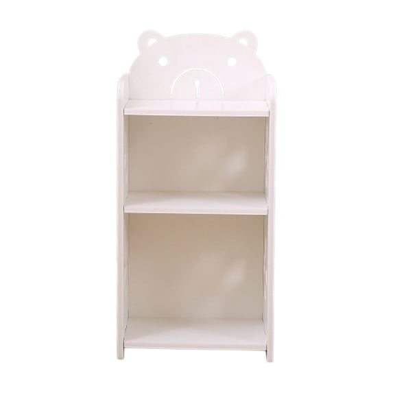 PEIBang 2 Tier End Table,Small Side Table Nightstand with Storage Shelf,Sofa Bedside Table for Living Room and Bedroom Small Space