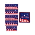 thumbnail image 1 of PEIBang 20 Pcs Patriotic USA Flag Disposable Paper Napkins,Red White Blue Tableware Decorations for Memorial Day,Veterans Day,Independence Day Party Supplies, 1 of 6