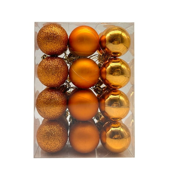 PEIBang 24Pcs 1.2 Inch Shatterproof Christmas Balls,Xmas Tree Ornaments Decorative Hanging Ball for Indoor Outdoor Christmas Decorations,Party Supplies