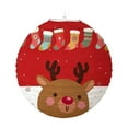 thumbnail image 1 of PEIBang 2Pcs Christmas Paper Lantern,Decorative Christmas Party Lanterns for Indoor Outdoor Decorations,Xmas Tree Holiday Party Supply, 1 of 6