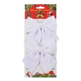 thumbnail image 1 of PEIBang 2Pcs Christmas Velvet Bows,5x6 Inch Rustic Wreath Gift Bows Vintage Velvet Ribbon Bow Ornaments for Christmas Tree Garland Party Decor, 1 of 6