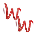 thumbnail image 1 of PEIBang 2Pcs Merry Christmas Ribbon,Red Christmas Ribbon for Gift Wrapping,Ribbon for Christmas Tree Bows,Flower Bouquet,Crafts, 1 of 6