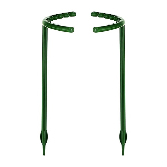 PEIBang 2Pcs Plant Support Stake,5.7" Half Round Plant Support Garden Flower Support for Indoor Outdoor Plants