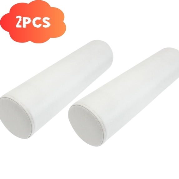 PEIBang 2Pcs Roll Pillows for Knee/Leg/Neck,Round Cylinder Pillow for Sleeping on Side or Back,Body Pillows for Adults