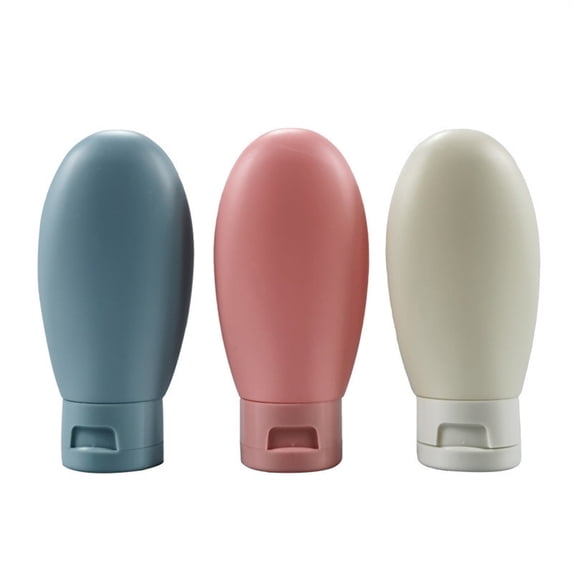 PEIBang 3 Pcs Travel Bottles Set,Travel Bottles and Containers,Small Empty Plastic Squeeze Bottles for Travel Toiletries
