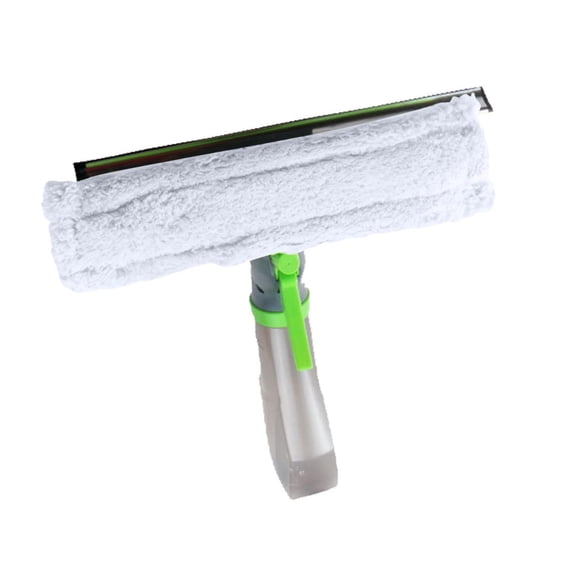 PEIBang 3 in 1 Window Cleaner Squeegee,Microfiber Cloth Pad Knit,Window Washer Cleaning Tool with Spray Bottle for Home Window,Car Window