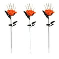 thumbnail image 1 of PEIBang 3Pcs Halloween Rose Flowers,Artificial Silk Roses Flowers with Skeleton Hand,Long Stem Bouquets for Home Wedding Party Decor, 1 of 6