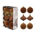 thumbnail image 1 of PEIBang 6Pcs Christmas Decorative Tree Balls Christmas Ornaments,3.15 Inch Christmas Balls Christmas Decoration for Indoor Outdoor Decorations Party Supplies, 1 of 7