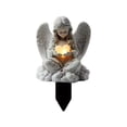 thumbnail image 1 of PEIBang 7.9 Inch Acrylic Garden Stake Decor,2D Flat Angel Ground Plug Ornament for Outdoor Yard Lawn Patio and Courtyard Decoration, 1 of 6
