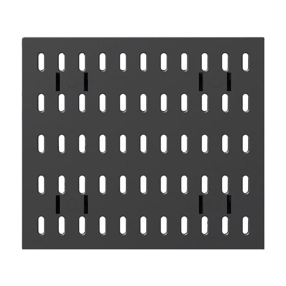 PEIBang 8.7x7.7 Inch Wall Control Kitchen Pegboard Organizer,Pots and Pans Storage Rack Wall Mounted Organizer for Kitchen Accessories