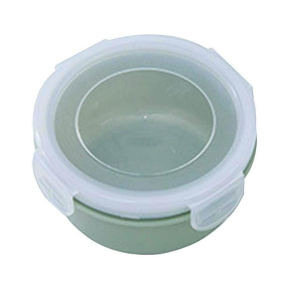 PEIBang Airtight Food Storage Containers,Mini Round Plastic Storage Boxes,Leak-proof Fridge Organizers for Kitchen and Travel