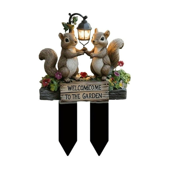 PEIBang Animal Garden Stake Decor,2D Flat Acrylic Garden Decor,Decorative Yard Sign for Outdoor Garden Accessories