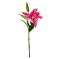 thumbnail image 1 of PEIBang Artificial Lily Flowers,Fake Lily with Stem,Silk Spring Flowers for Home Wedding Table Centerpieces,Floral Arrangement, 1 of 4