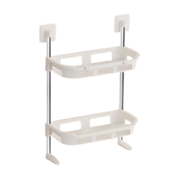 PEIBang Bathroom Shower Shelves Storage Rack,2 Tier Standing Rack Corner Unit Rack for Bathroom Kitchen Bedroom