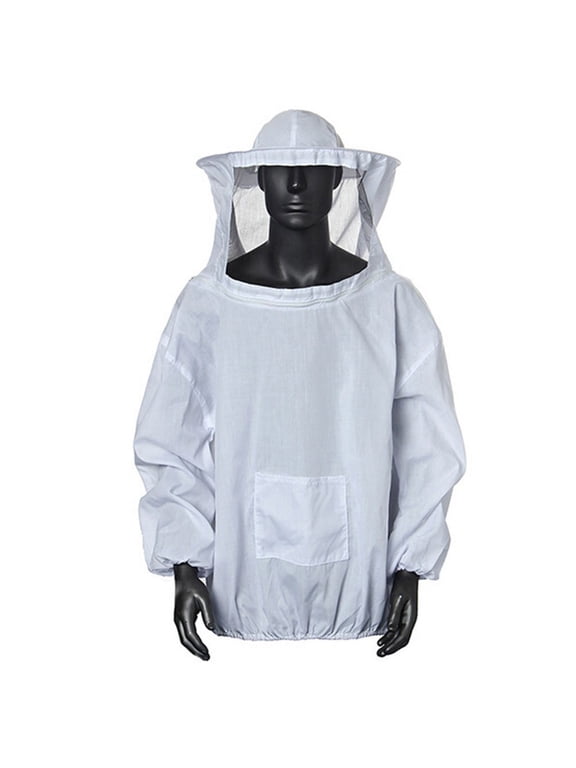 Beekeeping Jacket for Men Women,Bee Jacket with Veil Hood,Beekeeper Jacket,Bee Keeper Suite for Professional Beekeepers and Beginners