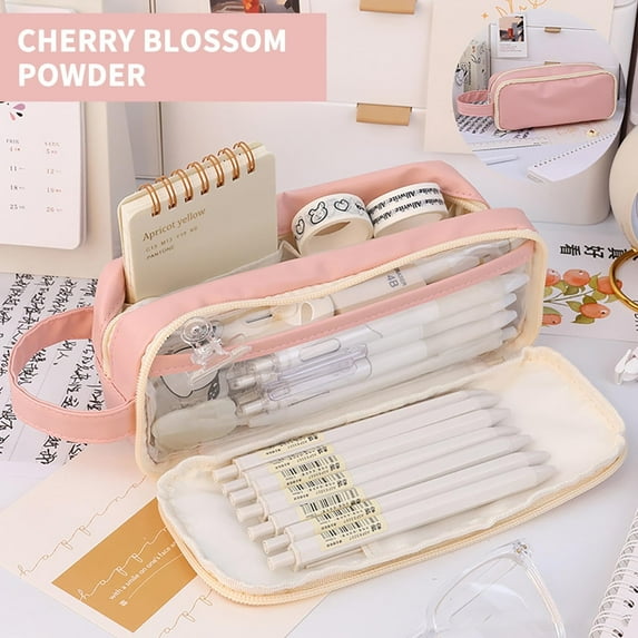 PEIBang Big Capacity Pencil Pen Case,Large Storage High Capacity Bag,Pouch Holder Box Organizer for Office College