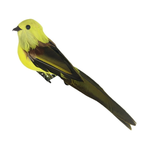 PEIBang Bird Ornaments Artificial Birds,Feathered Bird Figurines for ChristmasTree Party Home Decor,Wreaths Crafts