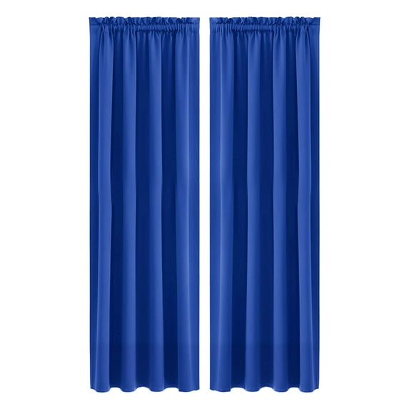 PEIBang Blackout Curtains for Bedroom 38"x84",Rod Pocket Thermal Insulated Room Darkening Window Drapes for Living Room Bathroom