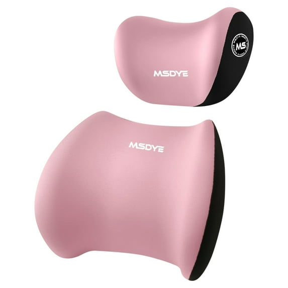 PEIBang Car Headrest and Lumbar Support Cushion,2025 New Ergonomic Car Lumbar Support Pillow and Car Neck Pillow for Neck Back Pain Relief