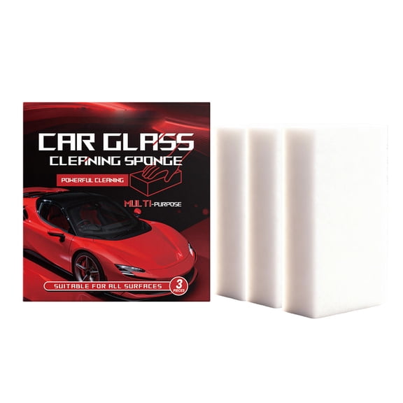 PEIBang Car Windshield Cleaner Duster Sponge,Window Glass Cleaning Sponge Car Wash Equipment Tool for Windshield Interior Cleaning