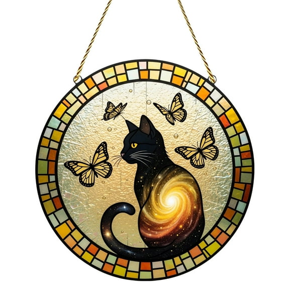 PEIBang Cat Window Hangings,Suncatcher for Windows,Sun Catcher Hanging Pendant for Home Decorations