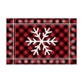 thumbnail image 1 of PEIBang Christmas Bathroom Rugs Christmas Bathroom Decor,Non-Slip Absorbent Red Bath Mat for Bathroom Kitchen Bathtub,16x24 Inches, 1 of 6