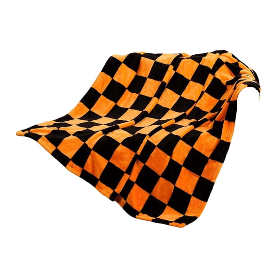 PEIBang Christmas Checkered Throw Blanket,Soft Cozy Checkerboard Fleece Blanket,Winter Warm Blankets for Bed Couch Sofa,27"x39"