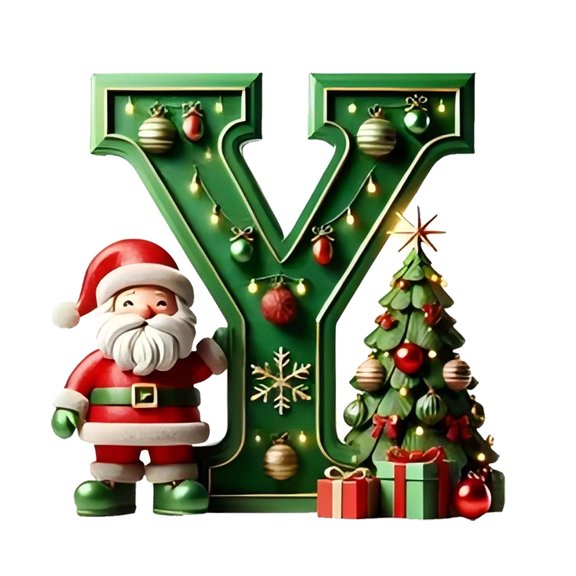 PEIBang Christmas Letter Ornaments for Tree Decoration,3.15 Inch Acrylic Alphabet Pendant Ornament,A to Z Letters Hanging Ornament for Holiday Gift Wrap Wreath Garland Decor