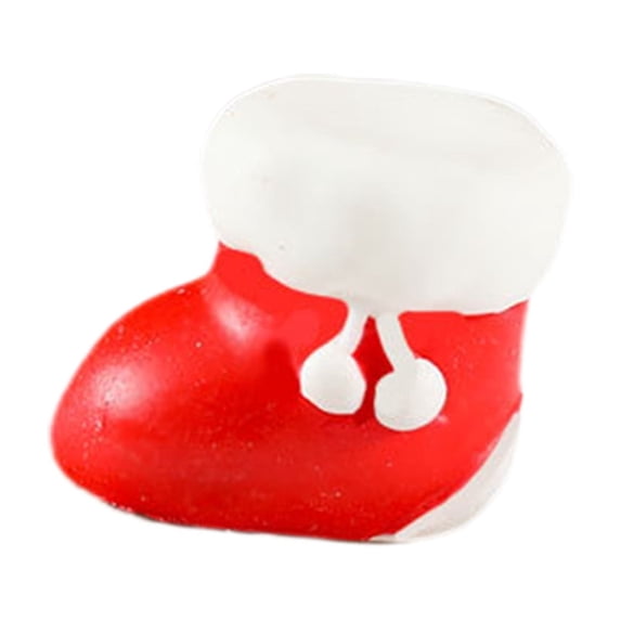 PEIBang Christmas Miniature Figurines for Crafts,Mini Resin Stocking Crafts Tiny Christmas Decorations for Snow Globe,Stocking Stuffer,Dollhouse