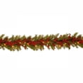 thumbnail image 1 of PEIBang Christmas Pine Garlands with Red Berries,5.9 Ft Artificial Garland with Lights for Mantle Fireplace Xmas Home Decor, 1 of 6