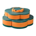 thumbnail image 1 of PEIBang Christmas Rotating Snack Box Container,Divided Serving Tray with Lid,Snack Spinner Snack Container for Candy Fruits Nuts,Xmas Party Supplies, 1 of 9