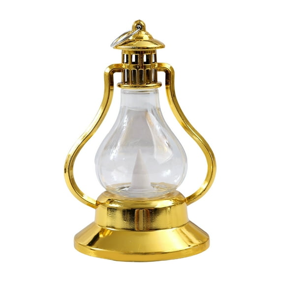 PEIBang Christmas Small Oil Lamp Indoor Outdoor Decorations,Vintage Hanging LED Lantern for Holiday Home Party Decorations