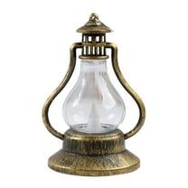 PEIBang Christmas Small Oil Lamp Indoor Outdoor Decorations,Vintage Hanging LED Lantern for Holiday Home Party Decorations