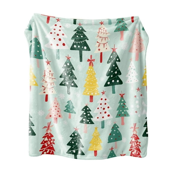 PEIBang Christmas Throw Blanket 29x39 Inch,Winter Holiday Decorative Blanket,Cozy Soft Flannel Fleece Blanket for Home Decor