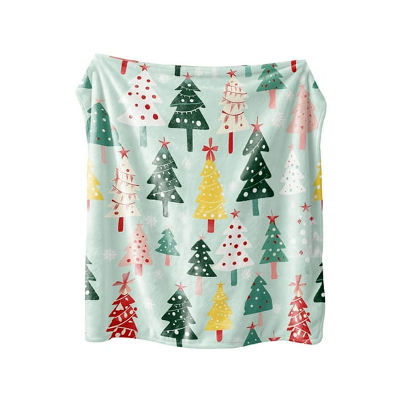 PEIBang Christmas Throw Blanket,39x51 Inch Winter Christmas Fleece Blanket,Soft Plush Warm Throw for Couch Sofa Bed Decor