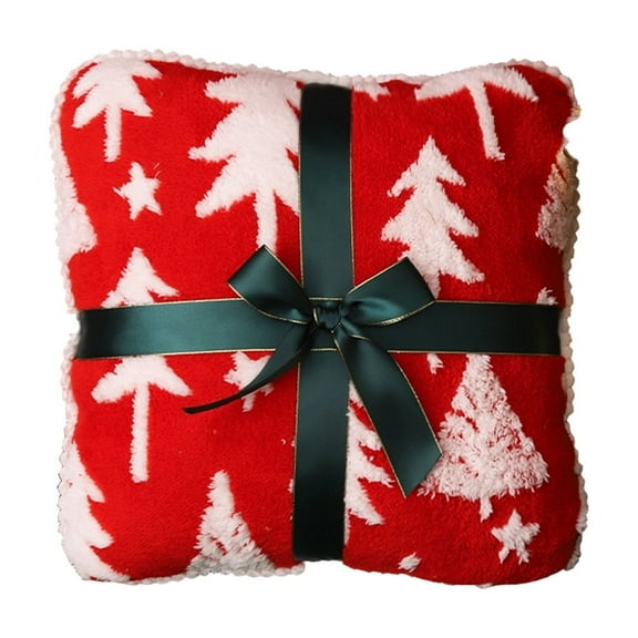 PEIBang Christmas Throw Pillows,Cute Box Shaped Cushion,Soft Plush Throw Pillows for Christmas Party Home Decorations