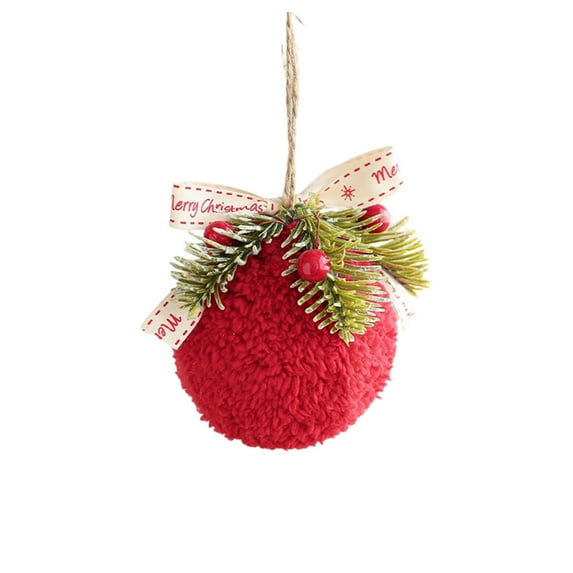 PEIBang Christmas Tree Ornaments,Rustic Fabric Glove Decor with Bell,Farmhouse Christmas Tree Hanging Ornaments for Home Decor