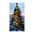 thumbnail image 1 of PEIBang Christmas Tree Window Clings,Large Xmas Window Decals Stickers for Xmas Winter Holiday Party Home Office Decor,18x39 Inch, 1 of 6
