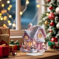 thumbnail image 1 of PEIBang Christmas Village House Tabletop Decoration,2D Acrylic House Desktop Decor Christmas Table Centerpiece for Home Office, 1 of 6