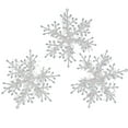 thumbnail image 1 of PEIBang Christmas White Snowflakes Ornaments,Christmas Tree Decoration Pendant,Plastic Snowflake Xmas Tree Accessories for Home Decorations Party Supplies, 1 of 3